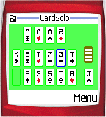 Nokia7210: a game after a few cards have been played